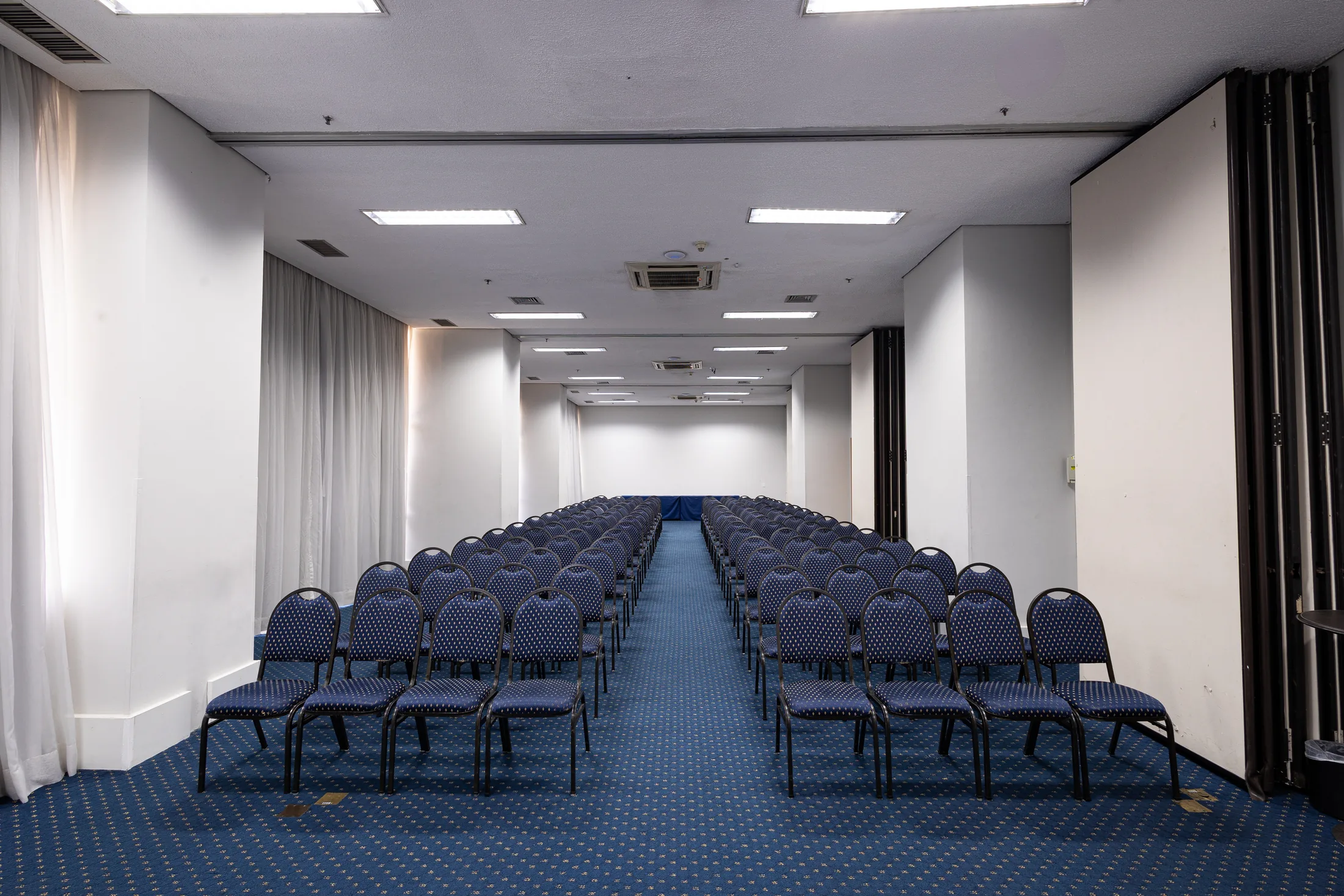 Sala corporativa do Transamerica Berrini preparada para uma conferência